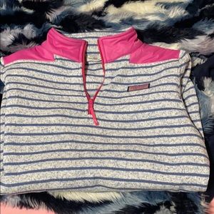 Vineyard vines fleece pullover size medium